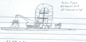 A Student's Laboratory with View of Nakan Proper